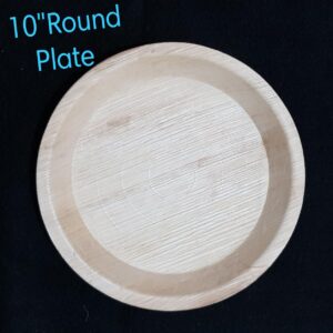 10″Round Leaf Plain Plate