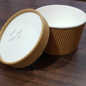 300ML Paper Tub With Lid